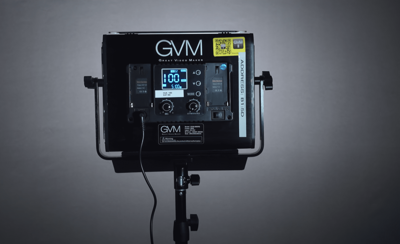 GVM 880 RS Multifunction LED Light Kit lights Video and Film Lighting Kit BoothJunkie